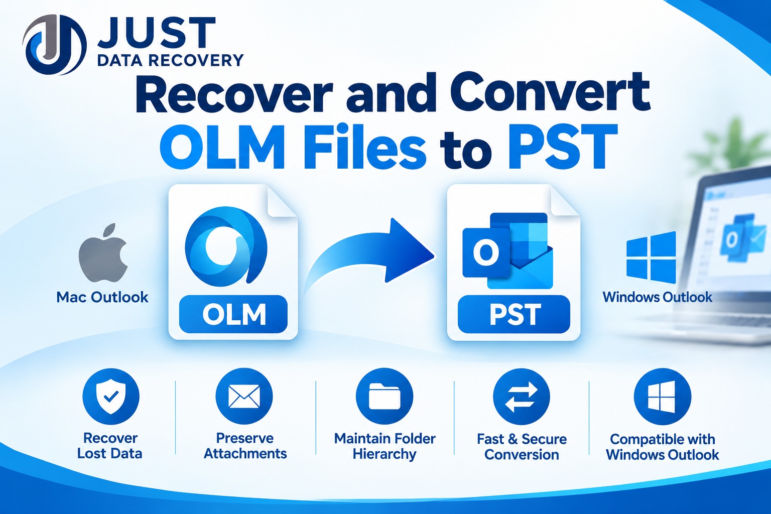 Recover and Convert OLM Files to PST - A Complete Guide to Safe Outlook Data Migration
