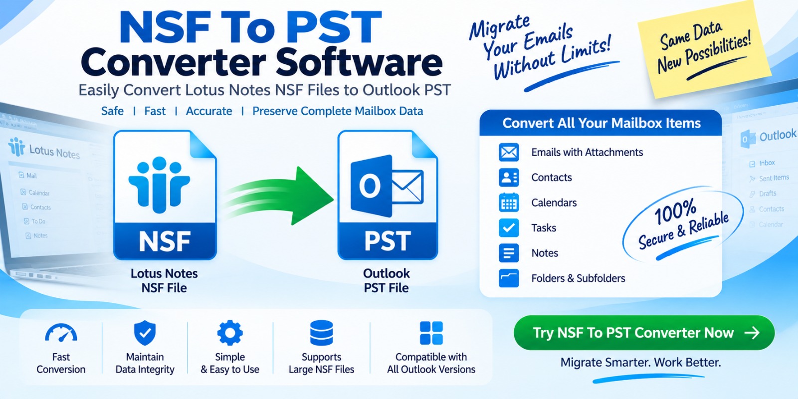 What Is NSF to PST Converter Software?