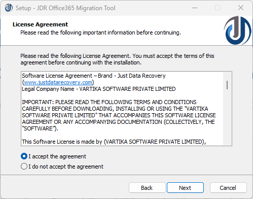 STEP-2 : JDR Office 365 Migration Tool STEP-2 : JDR Office 365 Migration Tool