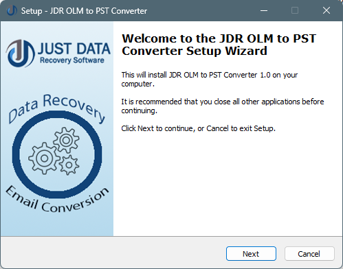STEP-1 : JDR EDB to PST Converter Software STEP-1 : JDR OLM to PST Converter Software