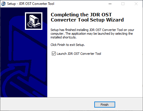 STEP-4 : JDR OST to PST Converter Software