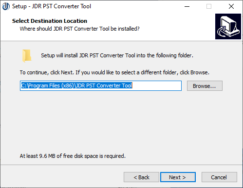 STEP-3 : JDR OST to PST Converter Software