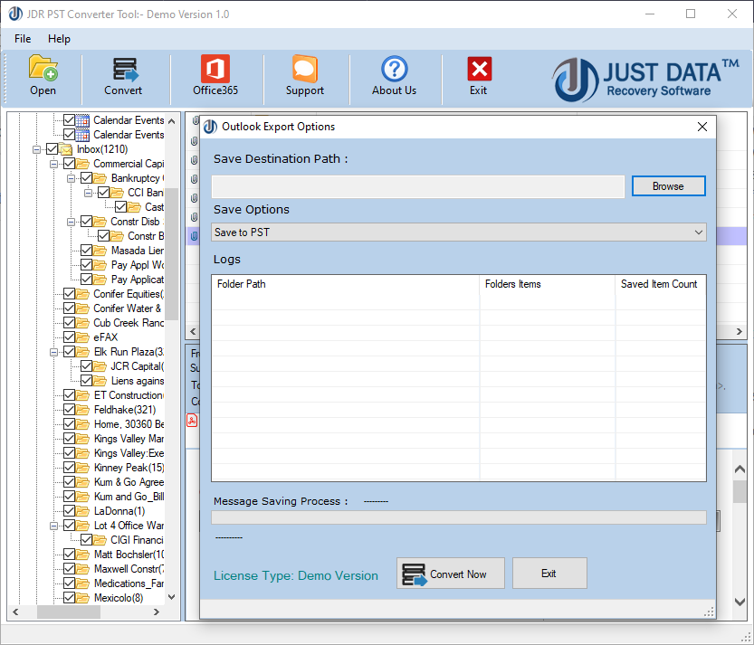 STEP 5 :- JDR Outlook PST Converter Software