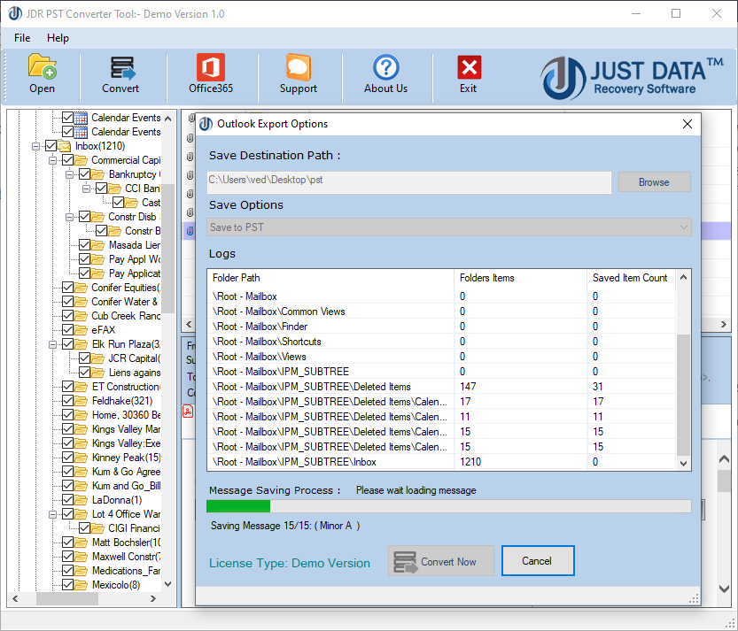 STEP 7 :- JDR Outlook PST Converter Software