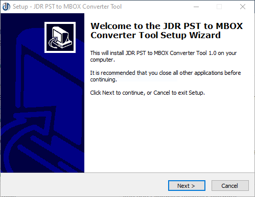 STEP-1 : JDR PST to MBOX Converter