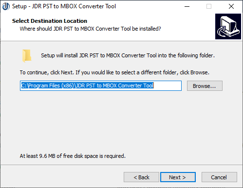 STEP-3 : JDR PST to MBOX Converter
