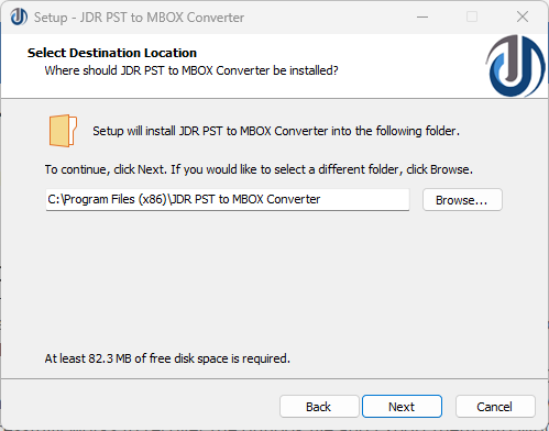 STEP-3 : JDR PST to MBOX Converter