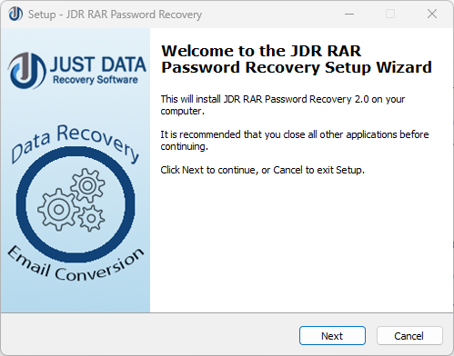 STEP-1 : RAR Password Recovery STEP-1 : JDR RAR Password Recovery